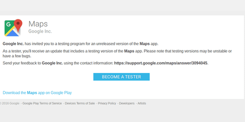 Android kullanıcıları Google Haritalar’ın beta versiyonlarını rahatlıkla test edebilecek
