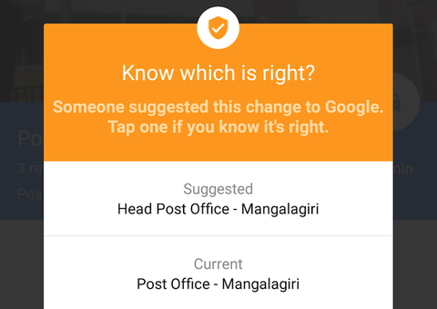 Google Haritalar kullanıcılar tarafından sağlanan bilgileri kullanıcılara kontrol ettirecek
