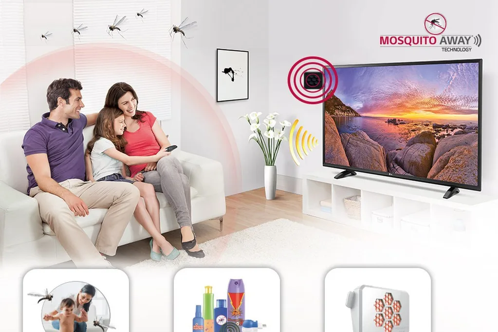 LG sivrisinek kovucu TV’leriyle sivrisinekleri evlerden uzaklaştırıyor