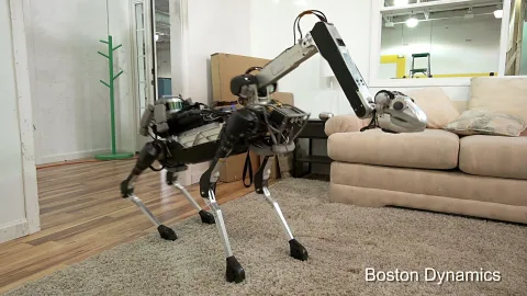 Boston Dynamics bu sefer de zürafa boyunlu robot yaptı