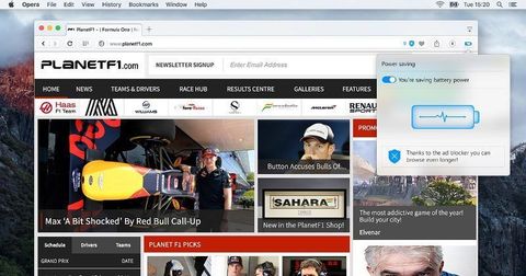 Opera pil koruma modunu genel kullanıma açtı