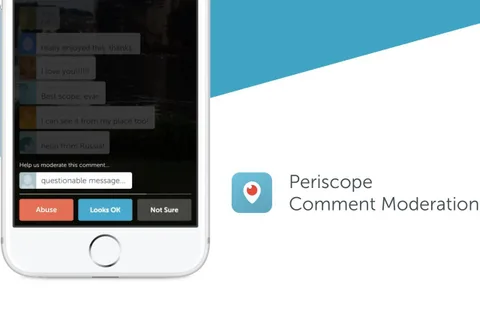 Periscope yorum denetiminde izleyicilerden destek alacak