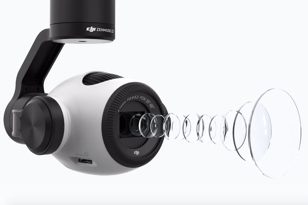 DJI’dan optik zum özellikli Zenmuse Z3 drone kamerası