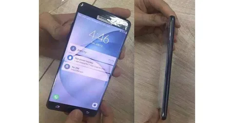 Note 7 sızıntısı telefonun kavislerini ortaya koyuyor