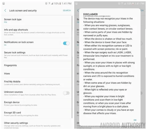 Galaxy Note 7 iris tarayıcısı ile ilgili detaylar ortaya çıktı