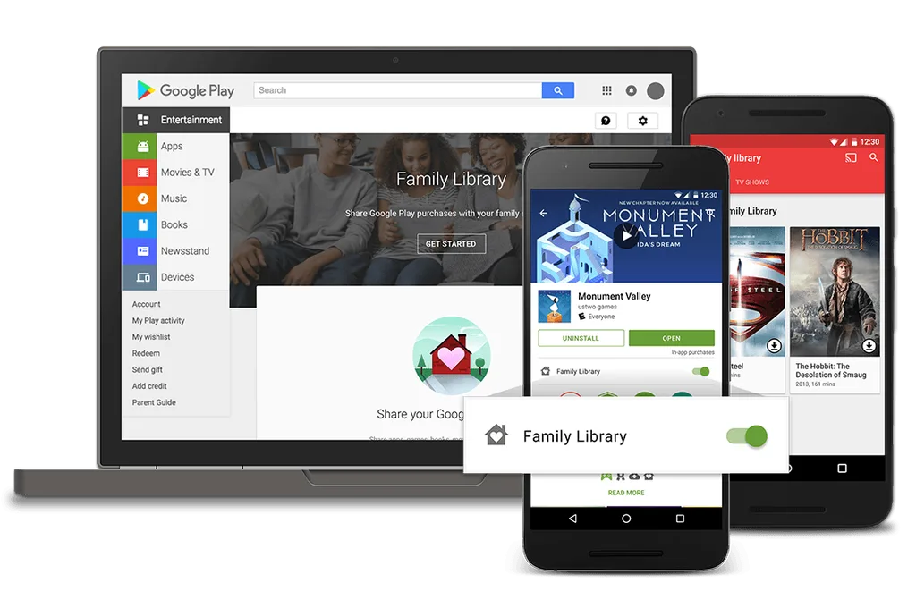 Google Play Aile Kütüphanesi faaliyete geçti
