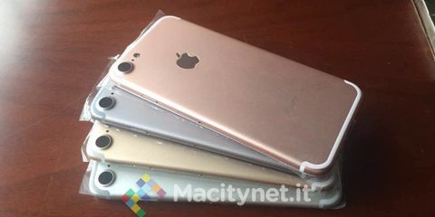 iPhone 7 sızıntısı tüm renk seçeneklerini bir arada gösteriyor