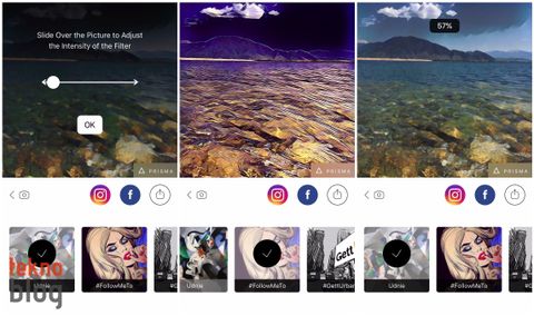 Prisma: Fotoğraflarınızı sanat eserine dönüştürün