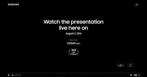 galaxy note 7 canlı yayın