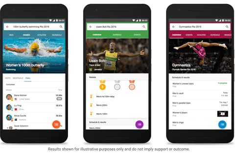 Google Olimpiyat Oyunları için özel araçlar ve özellikler sunuyor