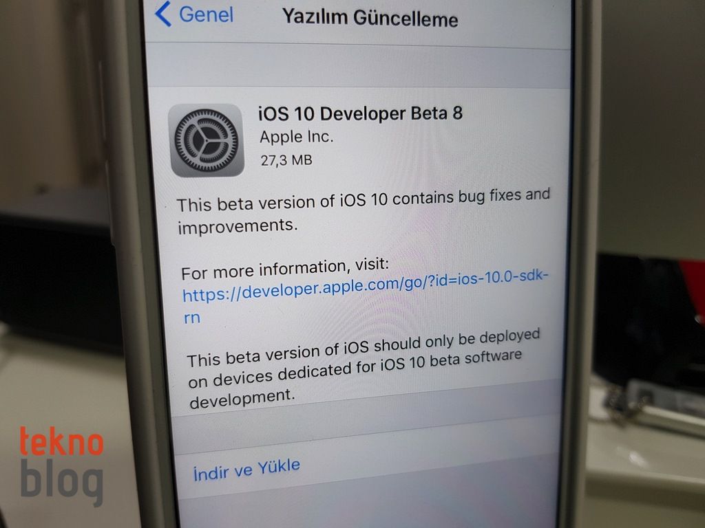 ios 10 beta 8