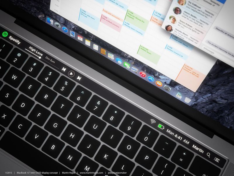 macbook pro oled