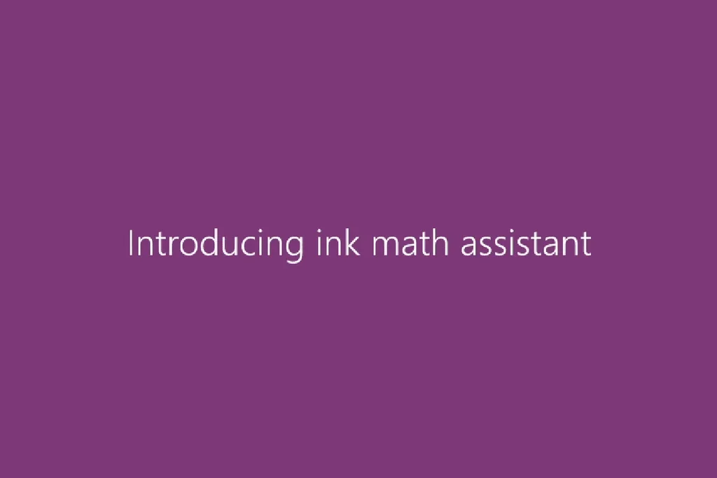 Microsoft OneNote elle yazılan denklemlerin çözümüne yardım edecek