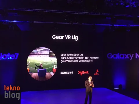 Samsung Digiturk ile lig maçlarını Gear VR ile 360 derece deneyimiyle izletecek