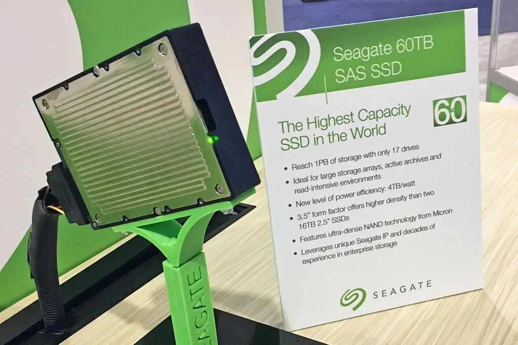 Seagate 60 TB kapasiteli SSD’sini gelecek yıl piyasaya çıkaracak