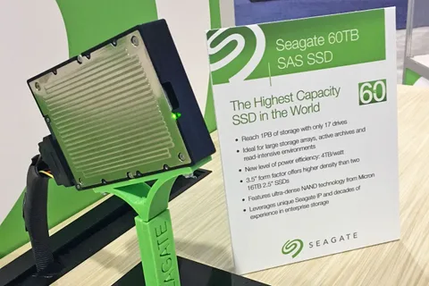 Seagate 60 TB kapasiteli SSD’sini gelecek yıl piyasaya çıkaracak
