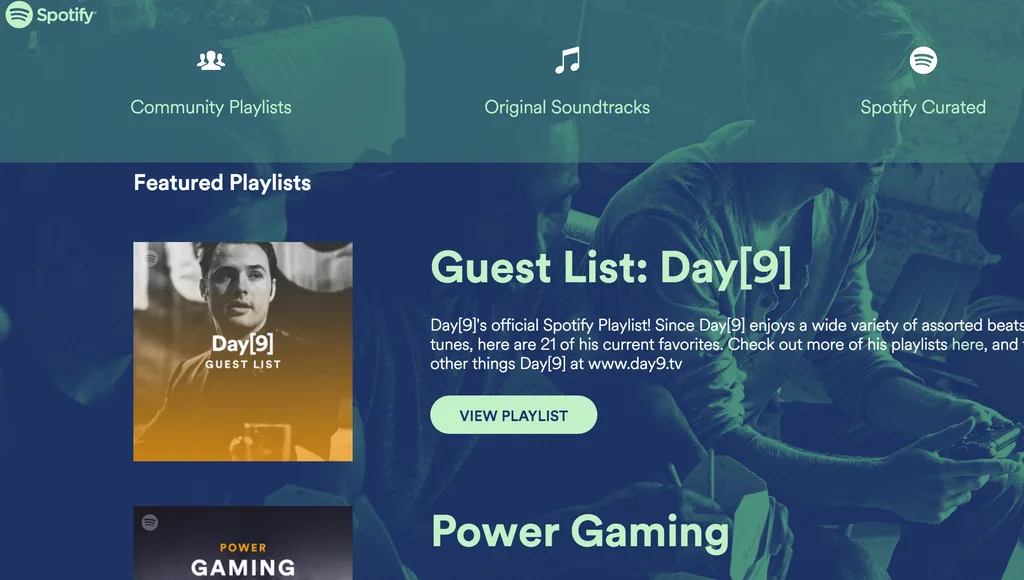 Spotify Gaming oyun odaklı şarkılar ve çalma listeleriyle hizmetinizde