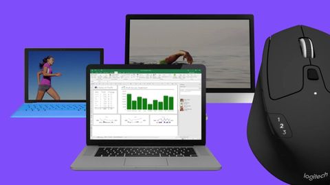 Logitech M720 Triathlon fare aynı anda üç bilgisayara bağlanabiliyor