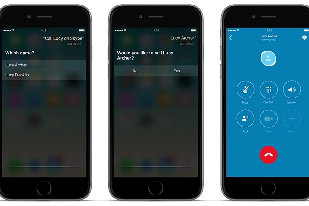 Skype iOS uygulamasına Siri entegrasyonu güncellemesi