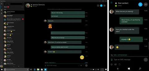 Windows Insider programının üyeleri Skype ile PC üzerinden SMS gönderip alabiliyor