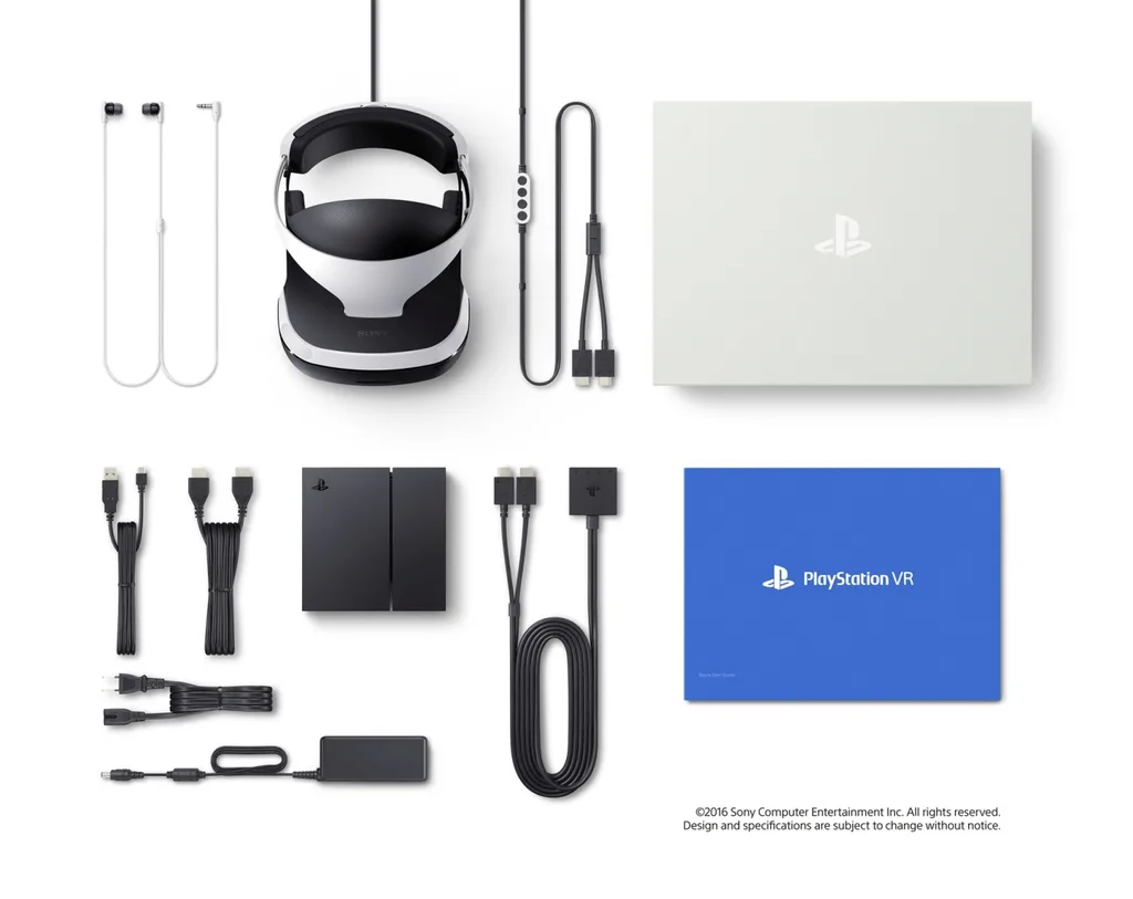 Sony PlayStation VR kutusunun içindekileri gözler önüne çıkardı