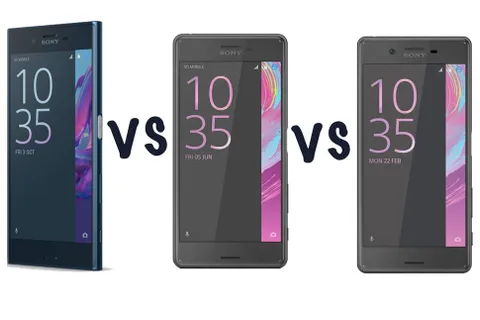 Sony Xperia XZ, Xperia X Performance ve Xperia X karşı karşıya