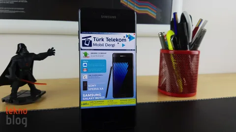 Türk Telekom Mobil Dergi Eylül 2016 sayısında Galaxy Note 7’nin detaylı incelemesi var