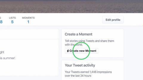 twitter moments
