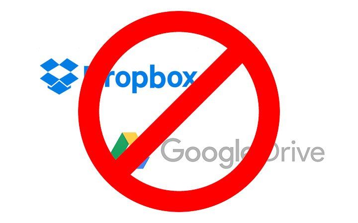 dropbox google drive