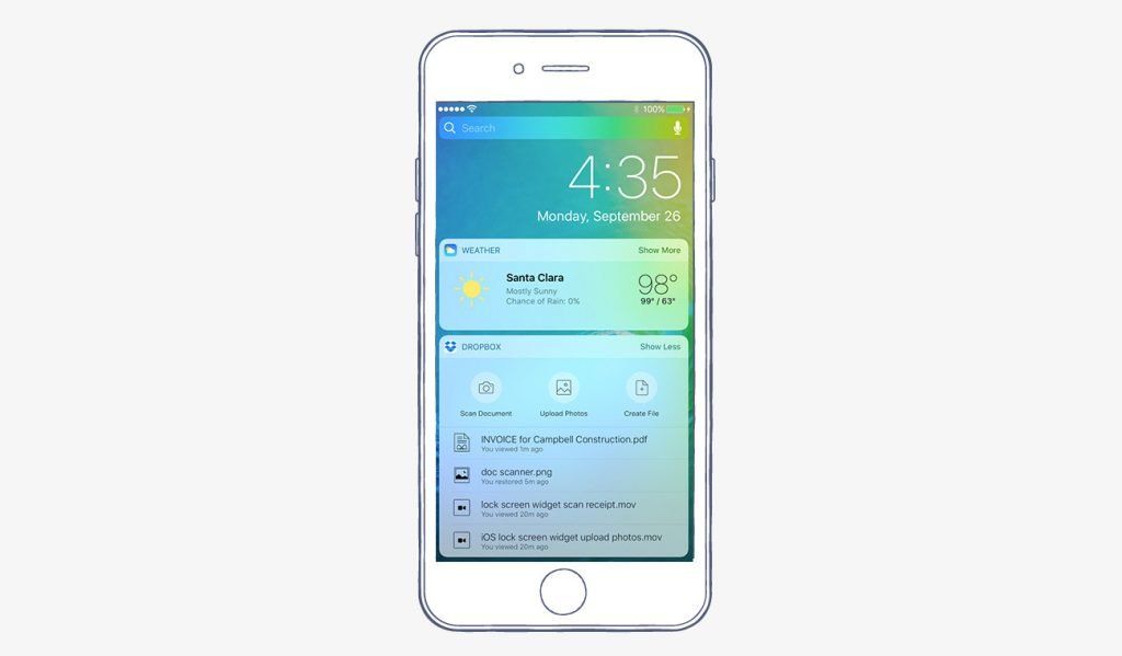 dropbox ios 10