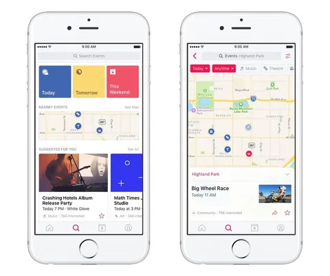 Facebook Etkinlikler uygulaması iOS’te kullanıcılarla buluşuyor
