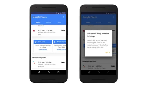 Google uçak bileti almak için en uygun zamanı söyleyecek