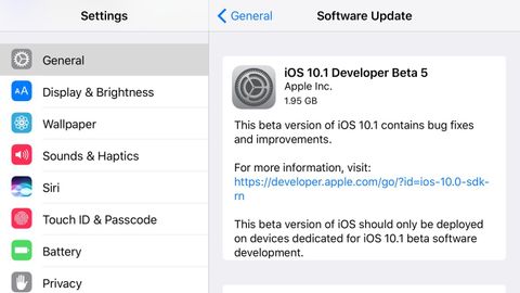 ios 10.1 beta 5