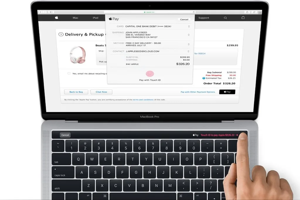 Apple MacBook Pro sızıntısı dokunmatik şeridi açık ediyor