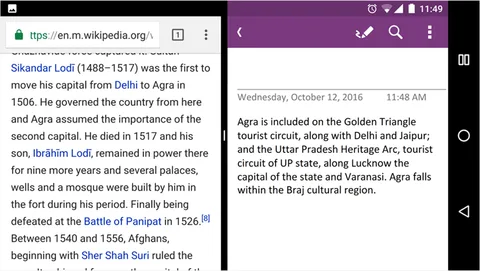 OneNote Android uygulaması bölünmüş ekran desteğine kavuştu