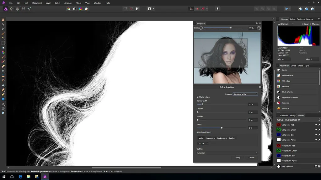 Affinity Photo uygulamasının Windows versiyonu yayınlandı