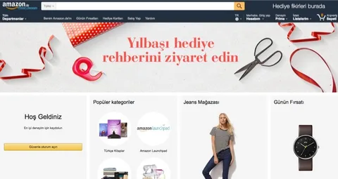 Amazon.de Türkiye’ye ücretsiz kargo seçeneğiyle Türkçe hizmet vermeye başladı