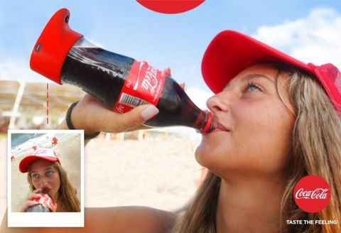 Coca Cola selfie çekebilen kola şişesi geliştirdi