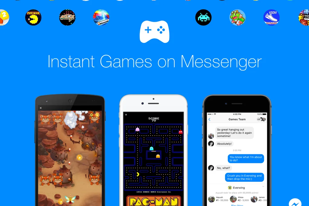 Facebook Instant Games oyunları Messenger ve Haber Kaynağına taşıyor