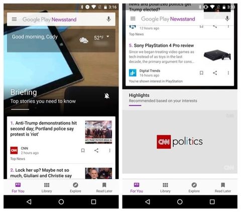 Google Play Gazetelik yeni tasarımıyla kişiselleştirilmiş içeriğe yöneliyor