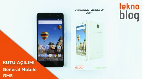 Video: General Mobile GM 5 Kutusundan Çıkıyor