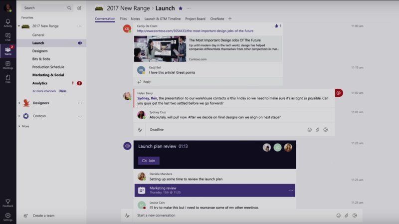 Microsoft Teams iş ortamında Slack’i yenme hedefiyle faaliyete geçiyor