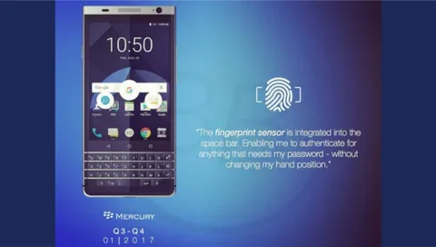 BlackBerry Mercury CES 2017’de resmiyet kazanabilir