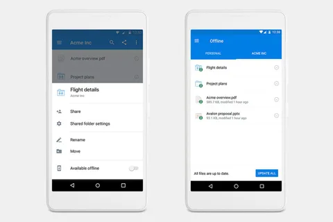 Dropbox mobil uygulamaları için çevrim dışı klasör desteği sunmaya başlıyor