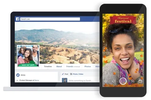 Facebook profil fotoğrafı veya videosu için özel çerçeve oluşturma imkanı sunuyor