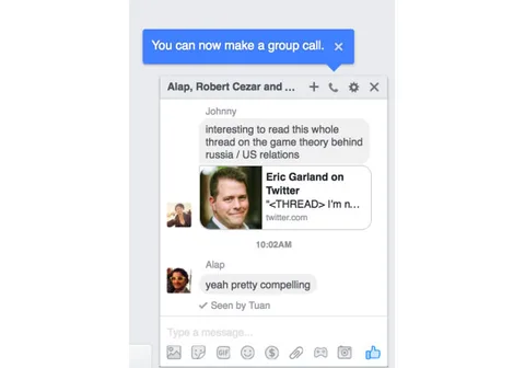Facebook sesli grup görüşmelerini masaüstünde test ediyor