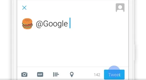 Google emoji ile atılan tweetleri yerel arama sonuçlarıyla yanıtlıyor