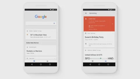 Google Now haberleri ve hava durumunu ayrı sekmede gösteriyor