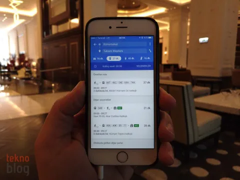 Google Transit toplu taşıma yol tarifleri İstanbul ve Ankara’da çalışmaya başladı