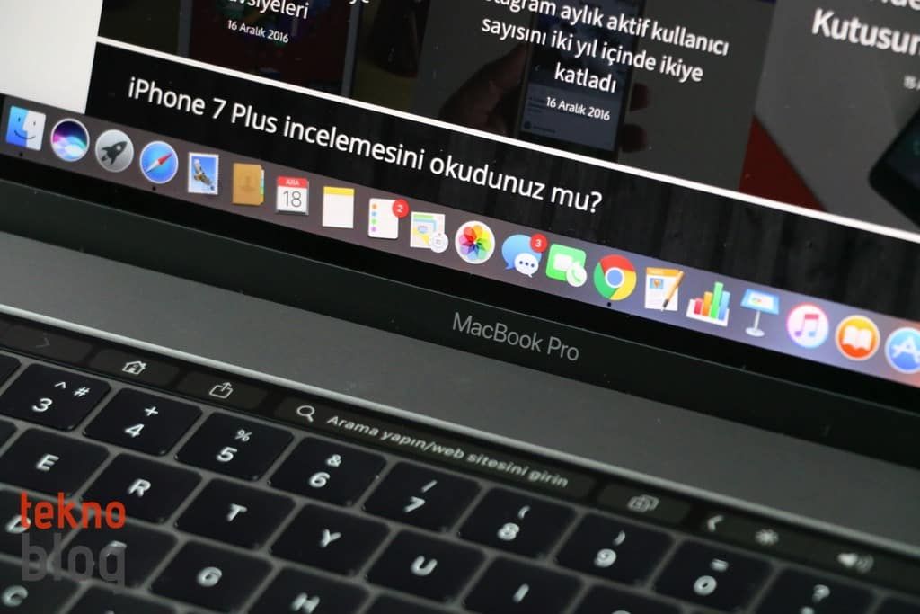 MacBook Pro Touch Bar inceleme